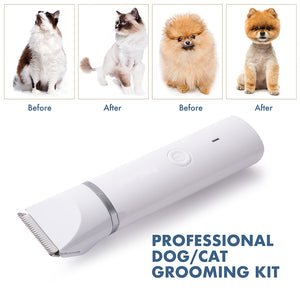 🐾 4 in 1 Pet Hair Clipper with 4 Blades Grooming Machine Trimmer & Nail Grinder 🐾 - 50% OFF😍 🎁