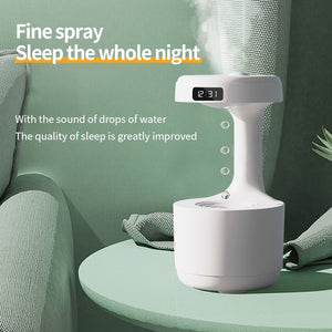 Anti-Gravity Humidifier With Clock Water Drop Backflow - 50% OFF 🎁