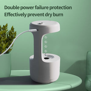 Anti-Gravity Humidifier With Clock Water Drop Backflow - 50% OFF 🎁