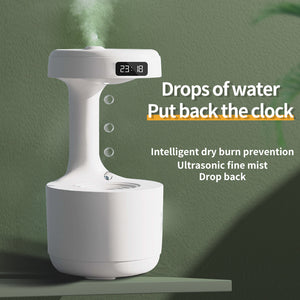 Anti-Gravity Humidifier With Clock Water Drop Backflow - 50% OFF 🎁