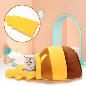 Comfy Honey Pot Pet Plush Bed