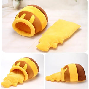 Comfy Honey Pot Pet Plush Bed